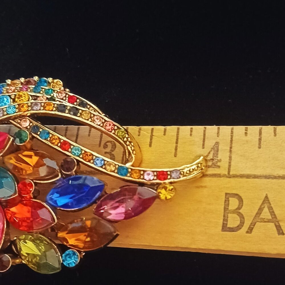 Large Brooch - Brilliant Colors - Picture 4 of 4